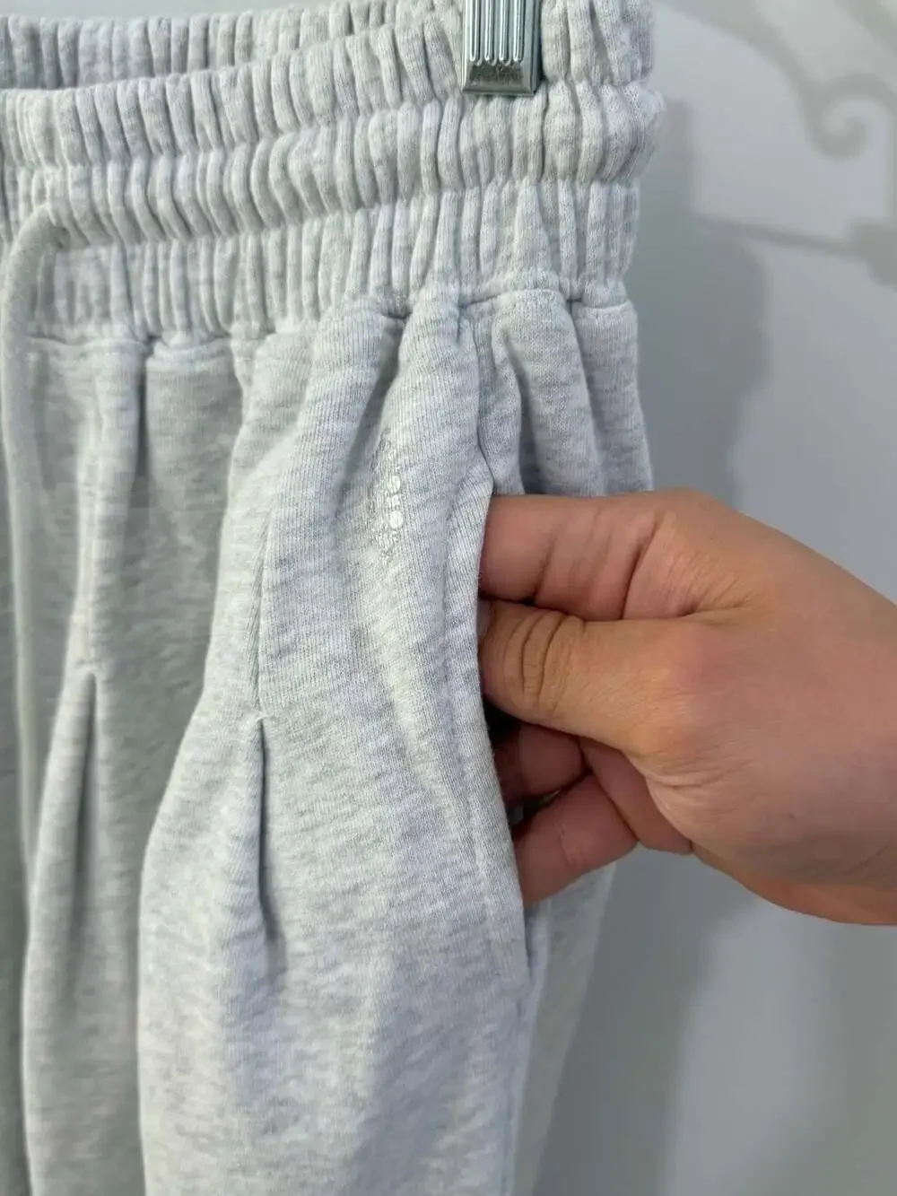FP Movement High-Rise Wide-Leg Sweatpants with Drawstring Cinch Hem
